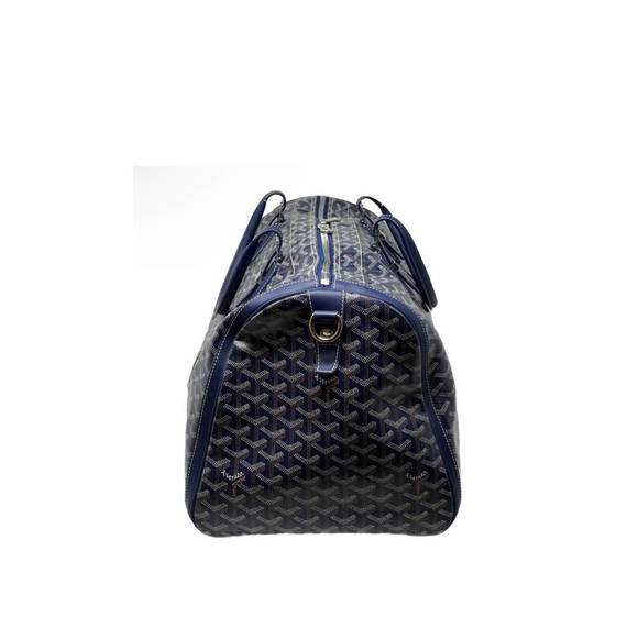 GOYARD pre-loved boston duffel 50 in navy - Picture 4 of 4